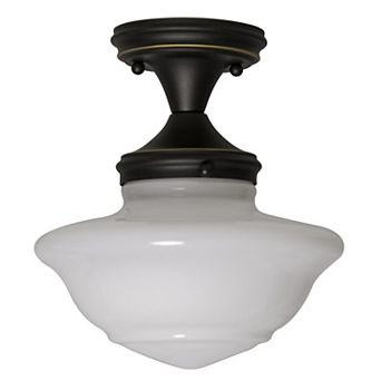 Design House Semi-Flush Mount Dimmable Ceiling Light Fixture