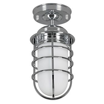 Design House Seaton Dimmable Ceiling Light with Removable Wire Cage