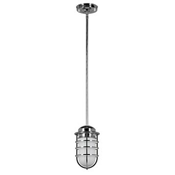 Design House Seaton Dimmable Pendant Light with Removable Wire Cage