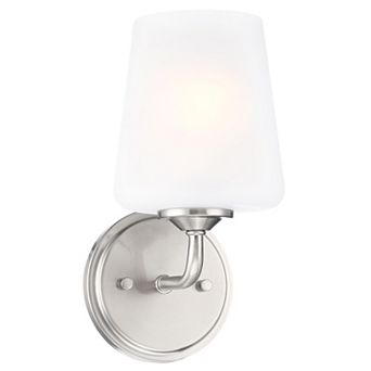Design House Stasia Frosted Glass Wall Light Sconce