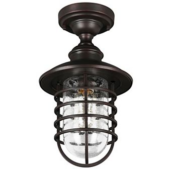 Design House Stevenson Rustic Industrial Dimmable Ceiling Light