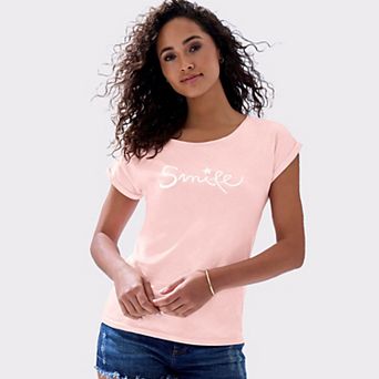 Lascana Women's Graphic Short Sleeve Top