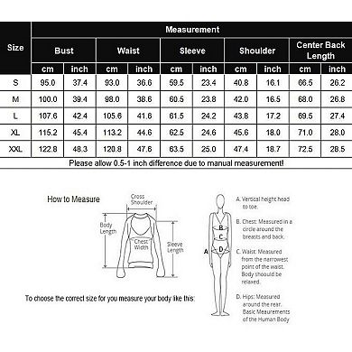 Zeagoo Women's Oversized Printed Long Sleeve Crewneck Tops Lightweight Casual Basic Tees