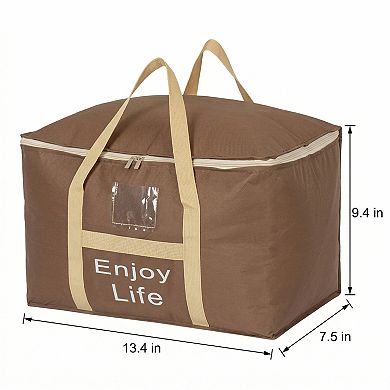 Foldable Storage Bags for Clothes - Organize and Store Clothing, Comforters, and More with Handles