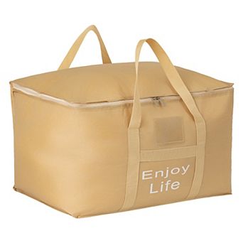 Foldable Storage Bags for Clothes - Organize and Store Clothing, Comforters, and More with Handles