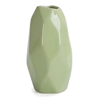 Small Ceramic Bud Modern Mini Vase Decorative Flower Vase for Desktop Shelf Boho Home Decor