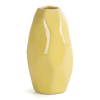 Small Ceramic Bud Modern Mini Vase Decorative Flower Vase for Desktop Shelf Boho Home Decor