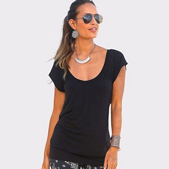 Lascana Women's Casual V-Neck Top