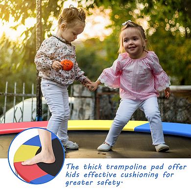 Round Trampoline Safety Pad With Thick Foam Full Spring Coverage