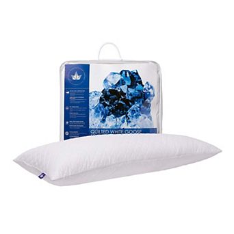 Quilted White Goose Feather Body Pillow - 48"