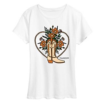 Women's Yellowstone Floral Graphic Tee