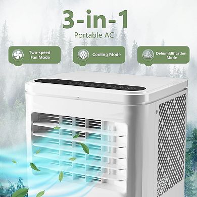 ANIXOL 10,000 BTU Portable Air Conditioner 3-in-1 with Remote and LED Display