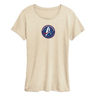 Women's Star Trek Starfleet Command Badge Graphic Tee