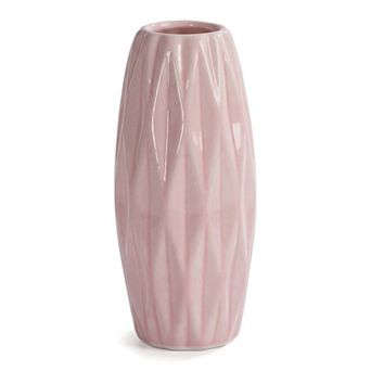 Small Ceramic Modern Vase Matte Decorative Flower Vase for Desktop Shelf Minimalist Boho Home