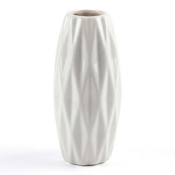 Small Ceramic Modern Vase Matte Decorative Flower Vase for Desktop Shelf Minimalist Boho Home