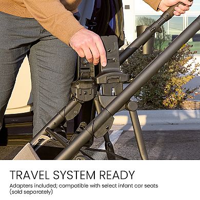 Britax Prism Full-Size Modular Stroller 1-Step Compact Fold Telescoping Handlebar