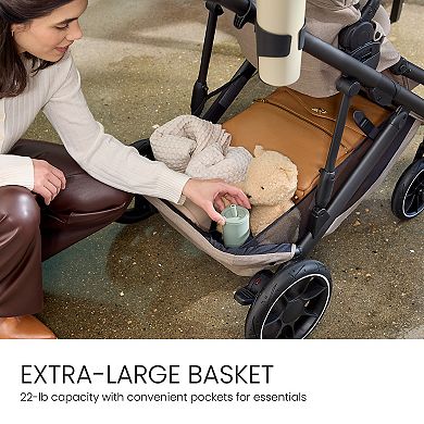 Britax Prism Full-Size Modular Stroller 1-Step Compact Fold Telescoping Handlebar