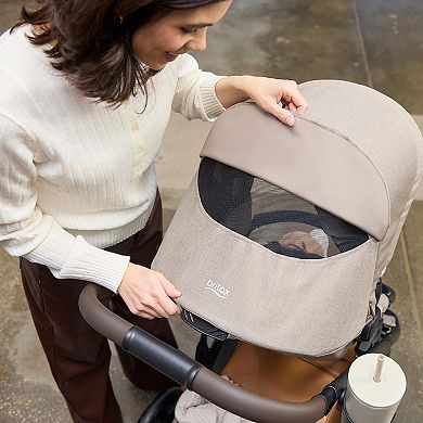 Britax Prism Full-Size Modular Stroller 1-Step Compact Fold Telescoping Handlebar