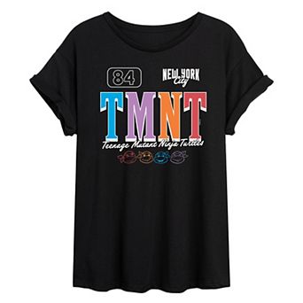 Juniors' Nickelodeon Teenage Mutant Ninja Turtles Oversized Tee