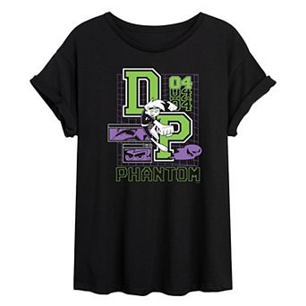 Juniors' Danny Phantom Oversized Tee