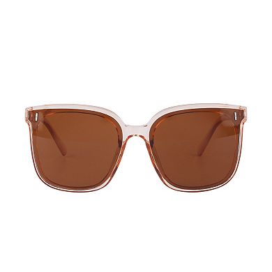 Unisex Rectangular Full-Frame Sunglasses Classic Trendy Versatile Sun Glasses UV Protection