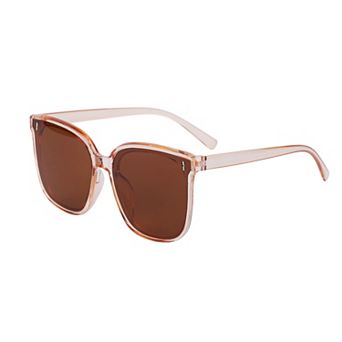 Unisex Rectangular Full-Frame Sunglasses Classic Trendy Versatile Sun Glasses UV Protection