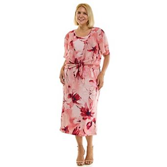Plus Size Luxology Shrug & Maxi Dress Set