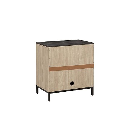 Linon Alver 2-Door Cabinet