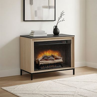 Linon Alver Electric Fireplace