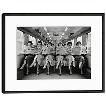 Masterpiece Newsprint Seven Framed Wall Art
