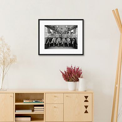 Masterpiece Newsprint Seven Framed Wall Art
