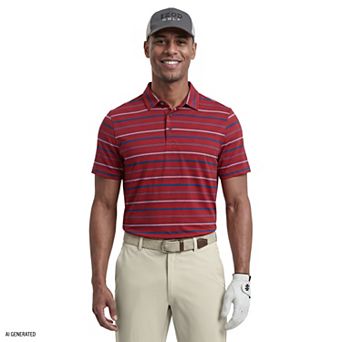 Men's IZOD Advantage Performance Stripe Short Sleeve Polo
