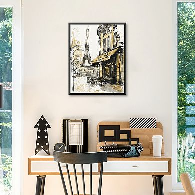 Masterpiece Paris Cafe I Framed Wall Art