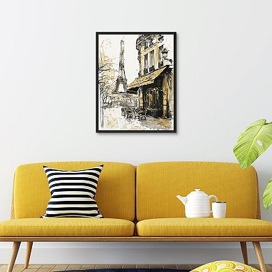 Masterpiece Paris Cafe I Framed Wall Art