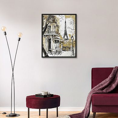 Masterpiece Paris Cafe II Framed Wall Art