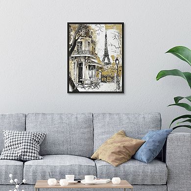 Masterpiece Paris Cafe II Framed Wall Art