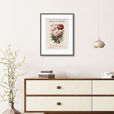 Masterpiece Peony Framed Wall Art