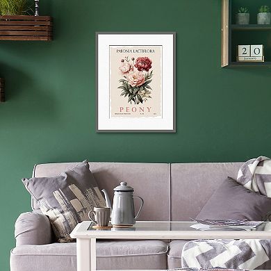 Masterpiece Peony Framed Wall Art