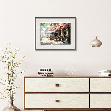 Masterpiece Cherry Blossom Bistro Framed Wall Art