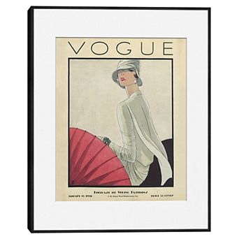 Masterpiece Vogue January 1928 Framed Wall Art