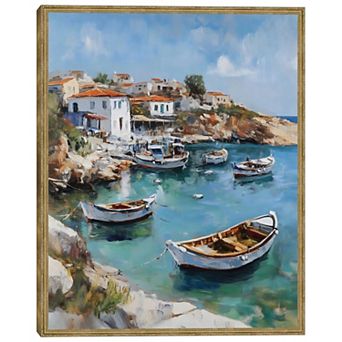 Masterpiece Italian Village Framed Wall Art