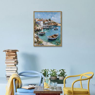 Masterpiece Italian Village Framed Wall Art