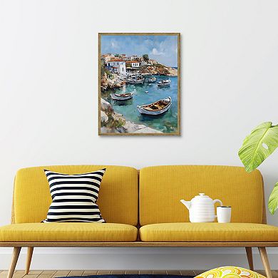 Masterpiece Italian Village Framed Wall Art