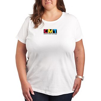 Plus Size CMT Stamp Logo Graphic Tee