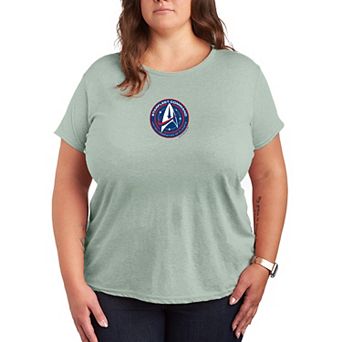 Plus Size Star Trek Starfleet Command Badge Graphic Tee