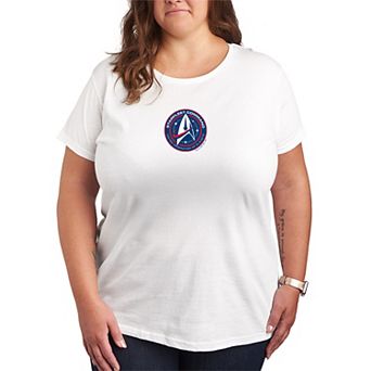 Plus Size Star Trek Starfleet Command Badge Graphic Tee