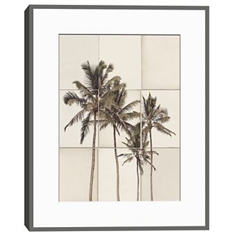 Masterpiece Paper Palms Poipu Framed Wall Art