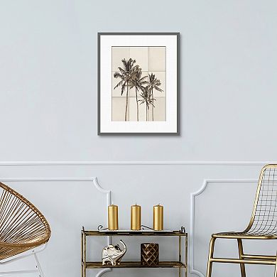 Masterpiece Paper Palms Poipu Framed Wall Art