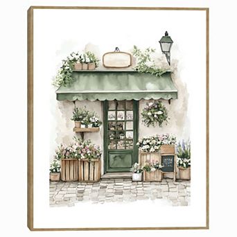 Masterpiece French Cafe I Framed Wall Art