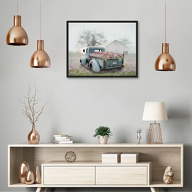 Masterpiece Truck Full of Flowers Framed Wall Art